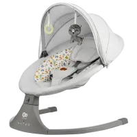 Leagăn pentru bebeluși KinderKraft Lumi 2 (KBLUMI02LGR0000) 9 kg/ Gray