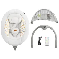 Детские качели KinderKraft Lumi 2 (KBLUMI02LGR0000) 9 кг/ Серый photo 5