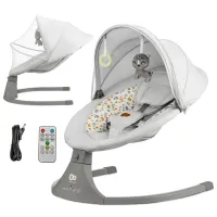 Детские качели KinderKraft Lumi 2 (KBLUMI02LGR0000) 9 кг/ Серый photo 6