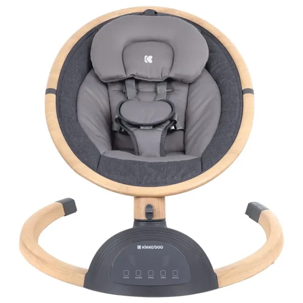 Leagăn pentru bebeluși Kikka Boo Ashlee 2025 (31005010071) 3.3 kg/ Dark Gray photo 3