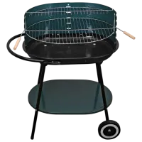 Grătar Activa Round Grill AM19321 Brichete, cărbuni / Mobil