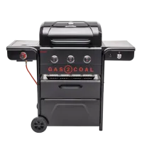 Мангал Char-Broil Gas2Coal 3 Burner Hybrid SE 330 140994  Газ / Мобильный