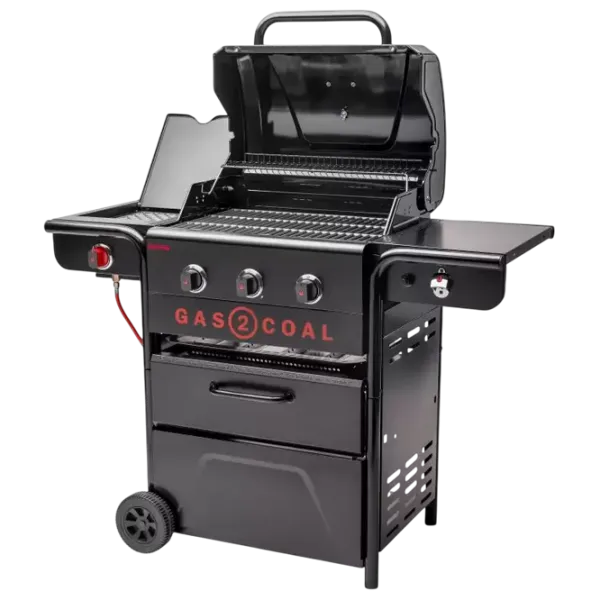 Мангал Char-Broil Gas2Coal 3 Burner Hybrid SE 330 140994  Газ / Мобильный photo 3