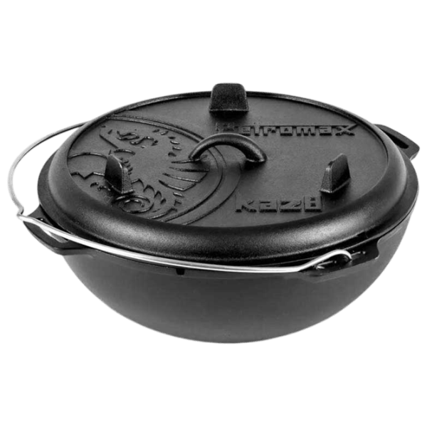 Ceaun pentru grătar Petromax Kazan 8l / Fontă / Black photo 1