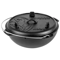 Ceaun pentru grătar Petromax Kazan 8l / Fontă / Black