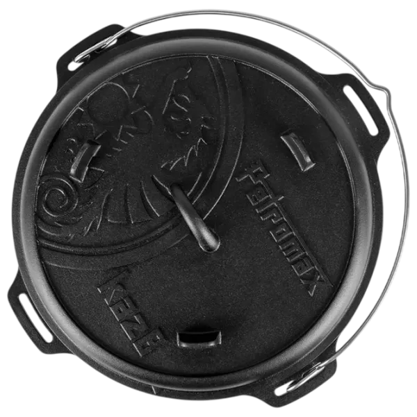 Ceaun pentru grătar Petromax Kazan 8l / Fontă / Black photo 2