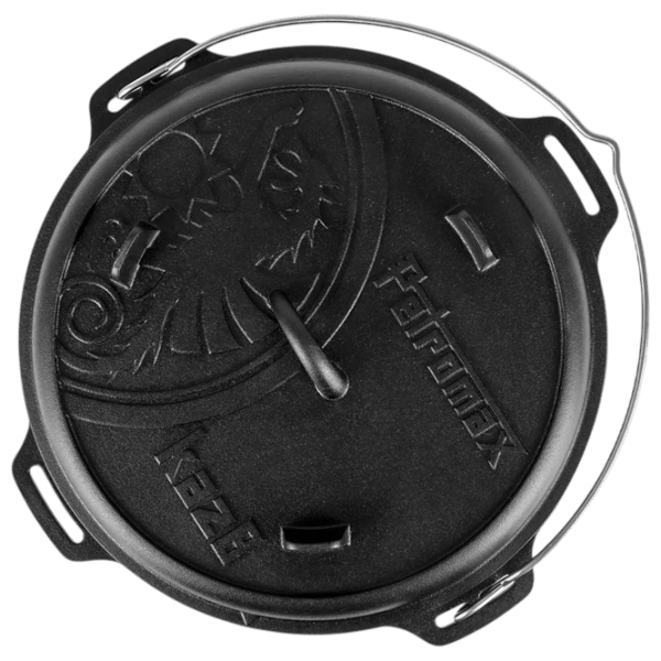 Ceaun pentru grătar Petromax Kazan 8l / Fontă / Black photo 2