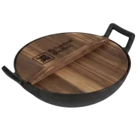 Ceaun pentru grătar Grill Master KZN-32CM 5l / Fontă / Black photo 3