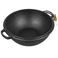 Ceaun Maysternya Uzbec WOK 8l / Fontă / Black photo 4
