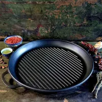Ceaun Maysternya Uzbec WOK 12l / Fontă / Black photo 2