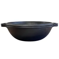 Котел Maysternya Uzbec WOK 18л / Чугун / Черный photo 2