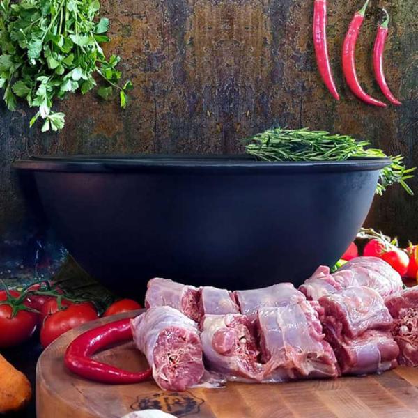 Казан Maysternya Uzbec WOK 12л / Чугун / Черный photo 4