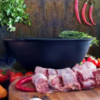 Ceaun Maysternya Uzbec WOK 18l / Fontă / Black photo 3