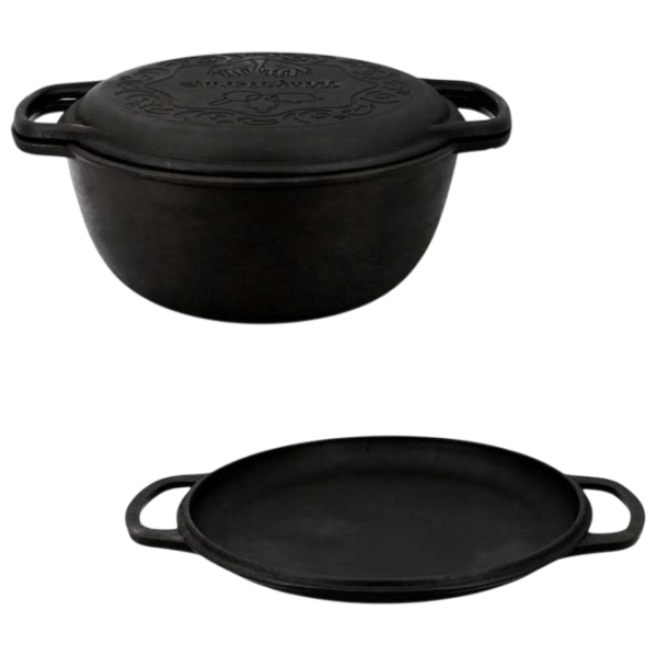 Казан Maysternya Uzbec WOK 6л / Чугун / Черный photo 3