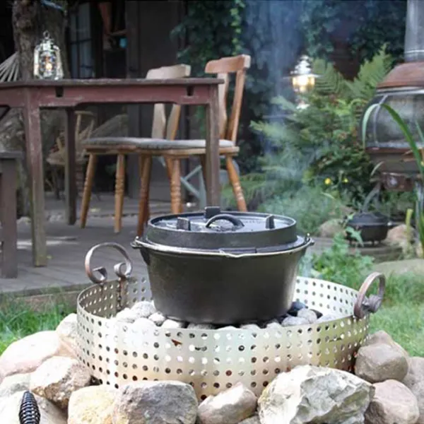 Ceaun pentru grătar Petromax Dutch Oven Essential 8l / Fontă / Black photo 5