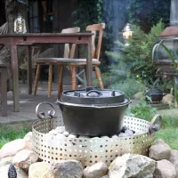 Ceaun pentru grătar Petromax Dutch Oven Essential 8l / Fontă / Black photo 5