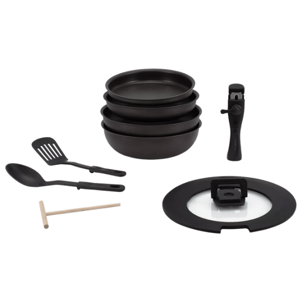 Set de tigăi Polaris EasyKeep 9D Adâncă / 22 cm / Black photo 1