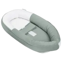 Babynest Doomoo Cocoon Tetra Jersey (CO13) Bumbac/ White Green