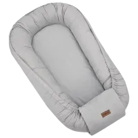 Babynest Feedo Binding (209214) Bumbac/ Light Gray
