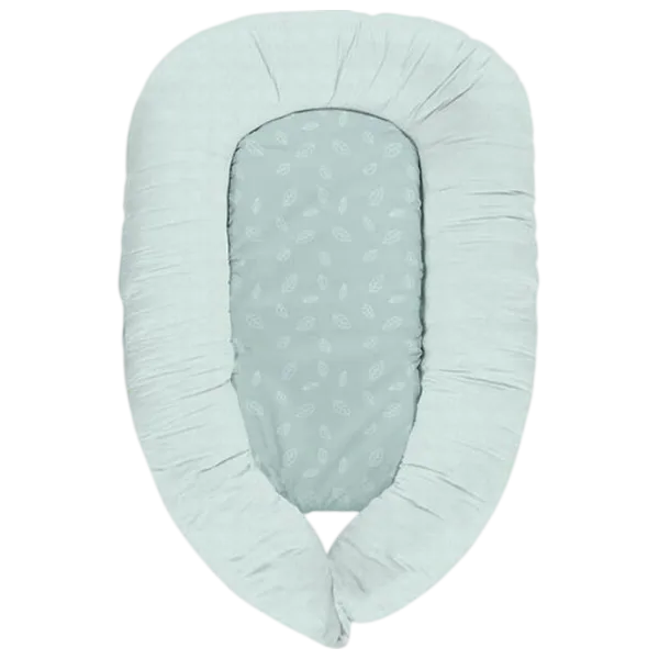 Babynest Kikka Boo Memory Leaves (31106010120) Bumbac/ Mint photo 1