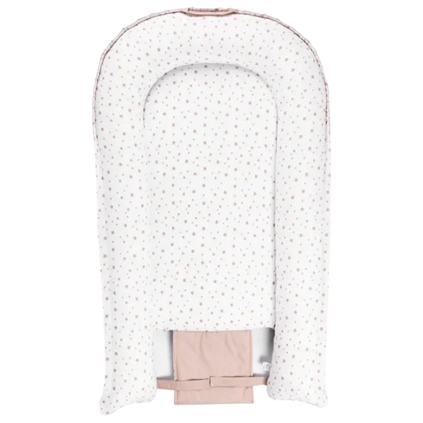Babynest PernaMea Stars (PM.100927/2) Bumbac/ White Brown photo 2