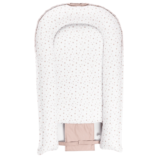 Babynest PernaMea Stars (PM.100927/2) Bumbac/ White Brown photo 2