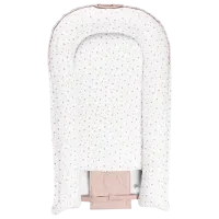 Babynest PernaMea Stars (PM.100927/2) Bumbac/ White Brown photo 2
