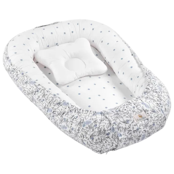 Babynest PernaMea Lovely Dots (PM.100927/13) Bumbac/ Gray photo 1