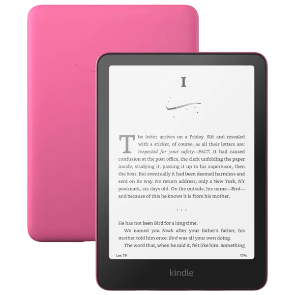 Электронная книга Amazon Kindle Paperwhite (12th Gen) (2024) 7" / E-Ink / 16 ГБ / Малиновый photo 1