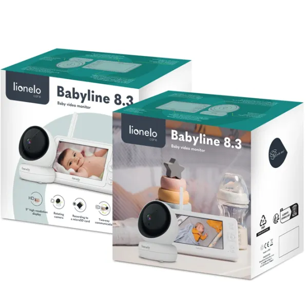 Monitor bebe Lionelo Babyline 8.3 Acumulator / 200 m photo 2