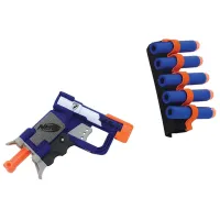 Trotinetă pentru copii cu două roți Nerf Nerf With Blaster (5017915002574) 50 kg/ Blue photo 2