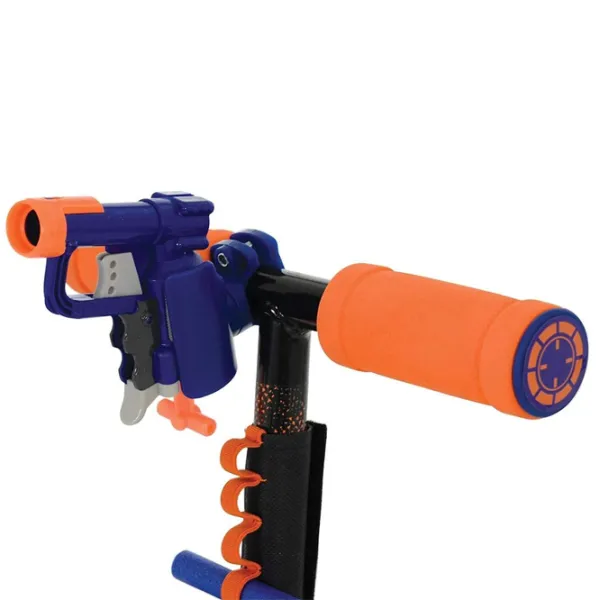 Детский двухколёсный самокат Nerf Nerf With Blaster (5017915002574) 50 кг/ Синий photo 5