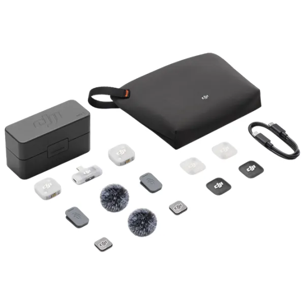 Микрофон DJI Mic Mini 2 (2 TX + 1 Mobile RX + Charging Case) Черный photo 12
