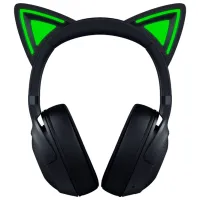 Căști Razer Kraken Kitty Edition V2 Green Black Fără fir/ Gaming photo 4