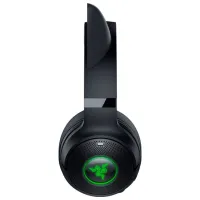 Căști Razer Kraken Kitty Edition V2 Green Black Fără fir/ Gaming photo 6