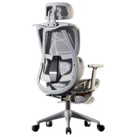 Fotoliu de birou Nex Home Extra Plasă/ Gray Black