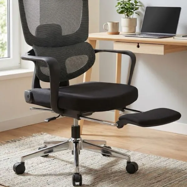 Fotoliu de birou Nex Home Plus Plasă/ Black Gray photo 5