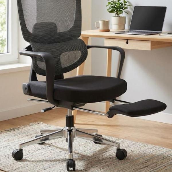 Fotoliu de birou Nex Home Plus Plasă/ Black Gray photo 5