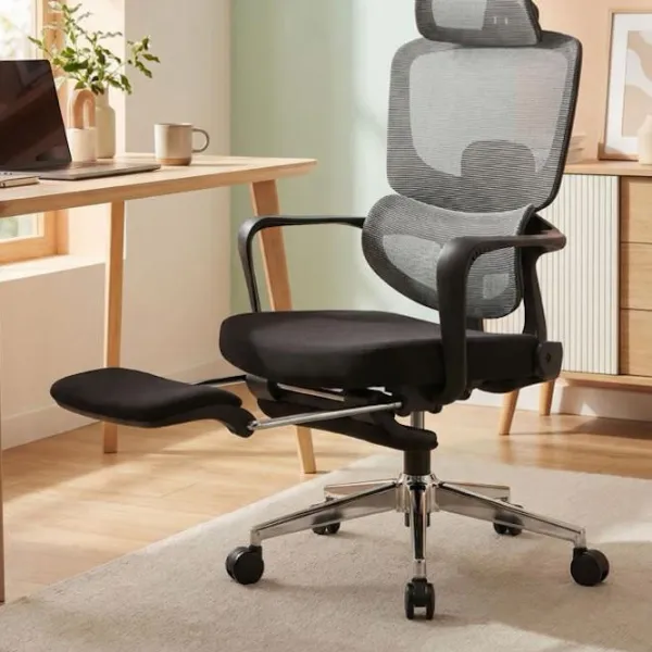 Fotoliu de birou Nex Home Plus Plasă/ Black Gray photo 6