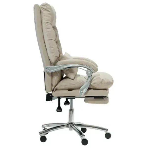 Fotoliu de birou AG Bubble  Piele artificială/ White Chrome photo 2