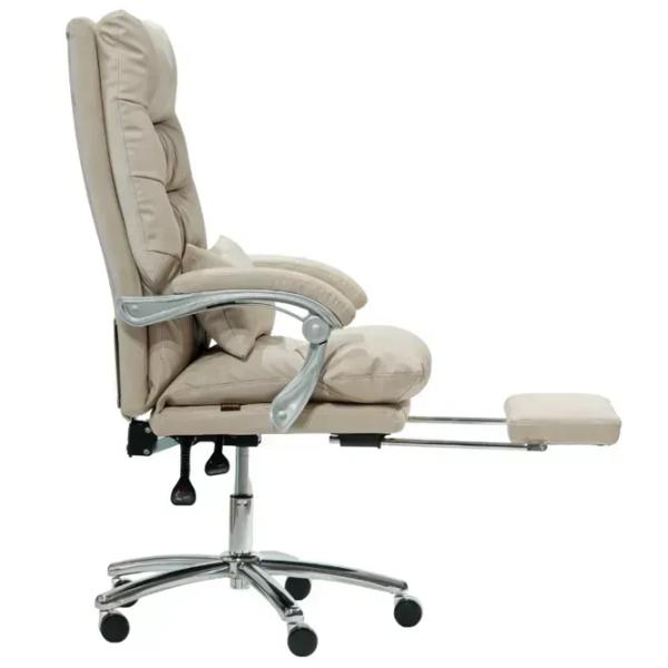 Fotoliu de birou AG Bubble  Piele artificială/ White Chrome photo 4