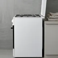 Aragaz Bauer TG 5640 WIC Pe gaz/ White/ Black photo 3