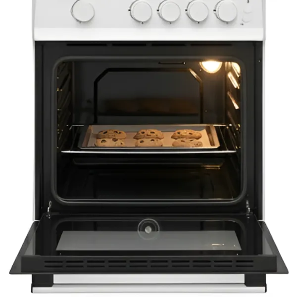 Aragaz Bauer TG 5640 WIC Pe gaz/ White/ Black photo 4