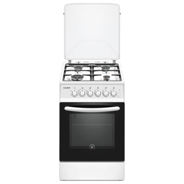 Aragaz Bauer TG 5640 WICTGF Pe gaz/ White/ Black photo 1