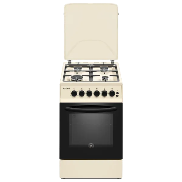 Aragaz Bauer TG 5640 BEICTG Pe gaz/ Beige/ Black photo 1