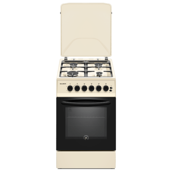 Aragaz Bauer TG 5640 BEICTG Pe gaz/ Beige/ Black photo 1