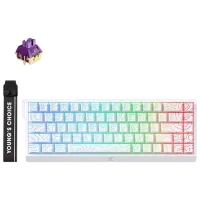 Tastatură Mchose Ace 68 Ultra Esports Fără fir / White