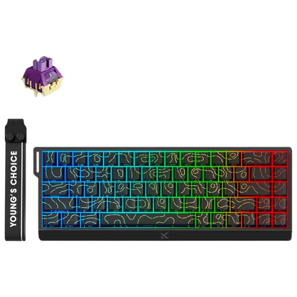 Tastatură Mchose Ace 68 Ultra Esports Fără fir / Black photo 1