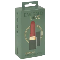 Вибратор Luxurious Lipstick Vibrator Emerald Love Зеленый