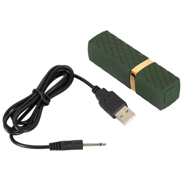 Вибратор Luxurious Lipstick Vibrator Emerald Love Зеленый photo 8